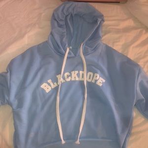 BlackDope Crop Hoodie